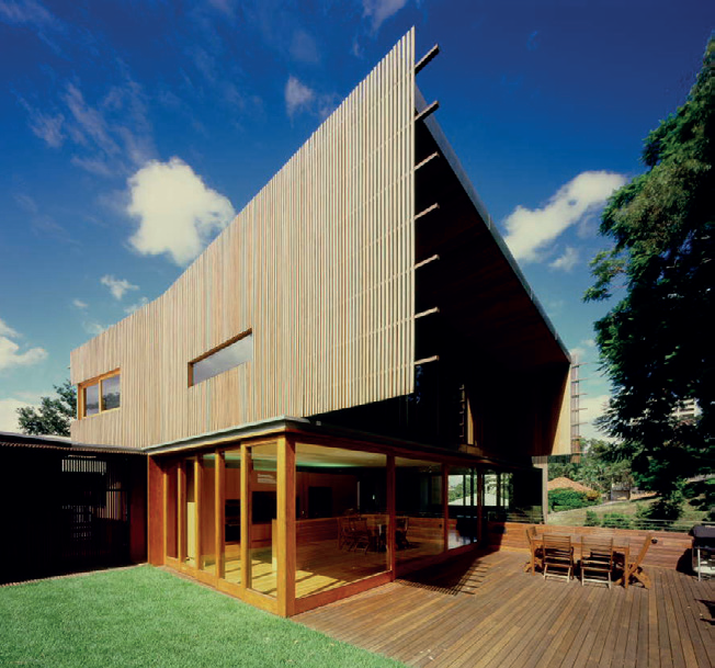 Modern timber architecture project featuring TLB premium timber